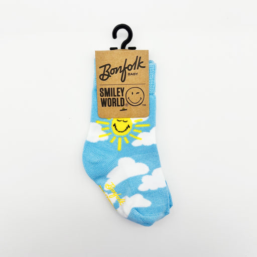Bonfolk Blue Skies Sunny Day Soft Baby Socks / Brands That Give Back / Baby Gift Ideas / New Orleans, LA