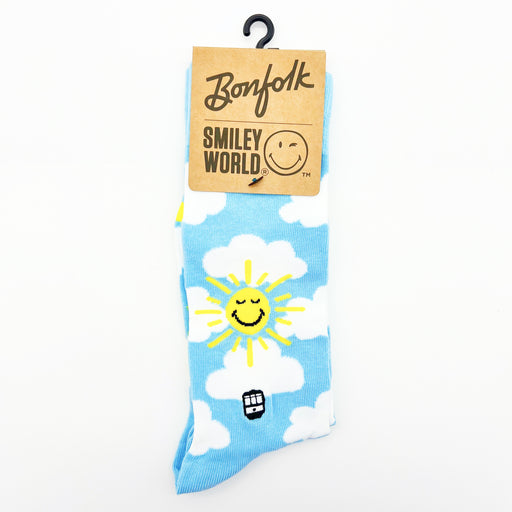 Bonfolk Blue Skies Sunshine Socks // Brands That Give Back // Gifts For Him // Gifts For Her // New Arrivals at Home Malone // New Orleans, Louisiana // Smiley World Collaboration