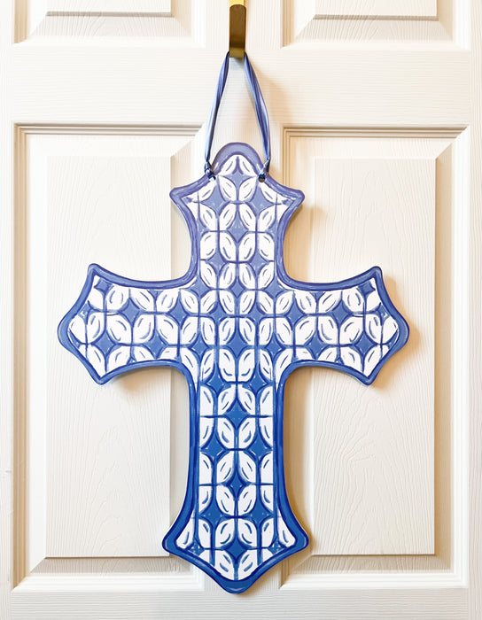 Blue Cross Door Hanger