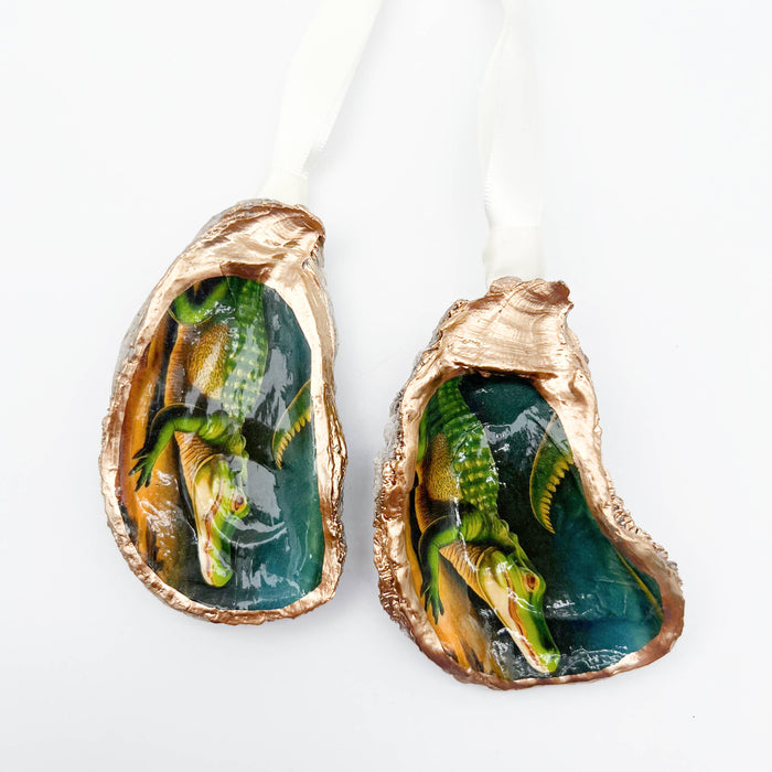 Alligator Bayou Oyster Shell Ornament