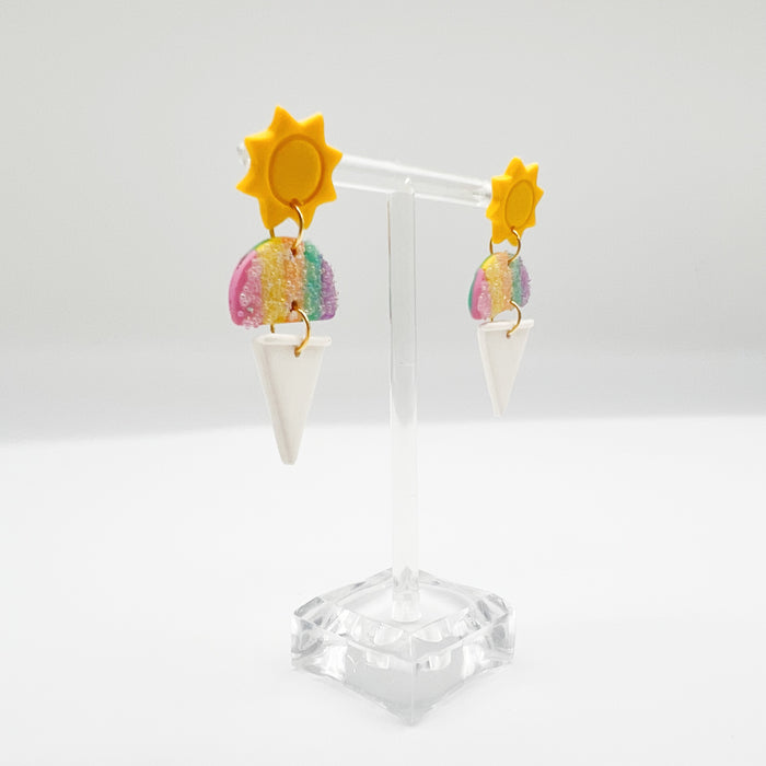 Sunshine Sno-ball Earrings