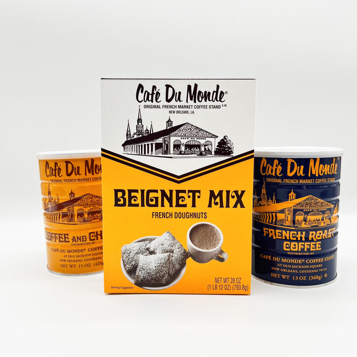 New Orleans Cafe Du Monde Beignet French Doughnut Mix - Louisiana Classic Sweet Treat paired with coffee - Light powedered doughnuts - Breakfast - Gifts for New Orleanians