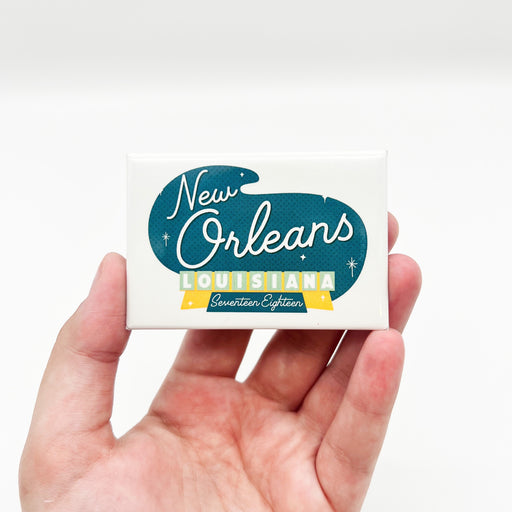 New Orleans Motel + Diner Sign Inspired Magnet // Locally Made // Women Owned Business // Tourist Souvenir Spots // Hidden Gem Shop