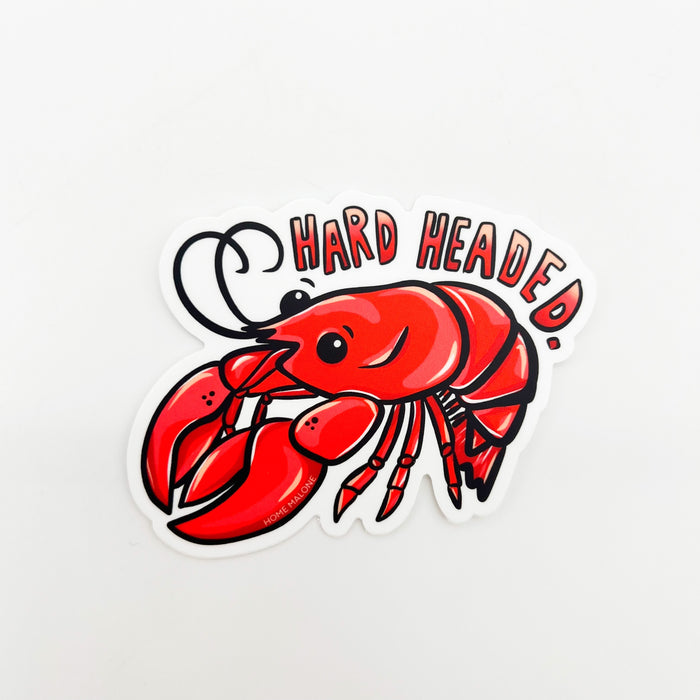 Hard Headed Sticker