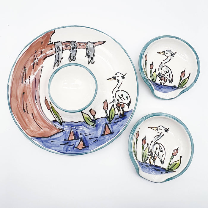 Chip & Dip Tray: Swamp