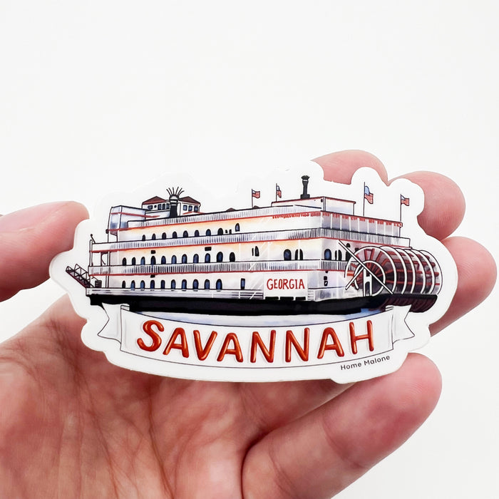 Savannah Riverboat Sticker - ONLINE EXCLUSIVE