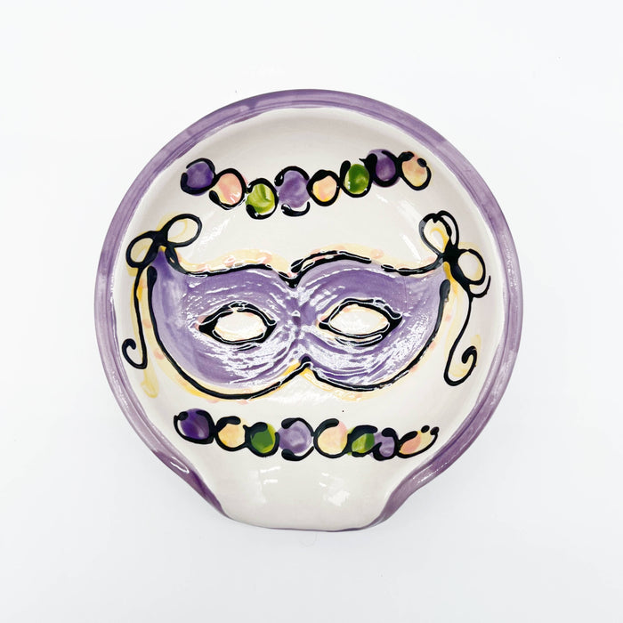 Round Spoon Rest: Carnival