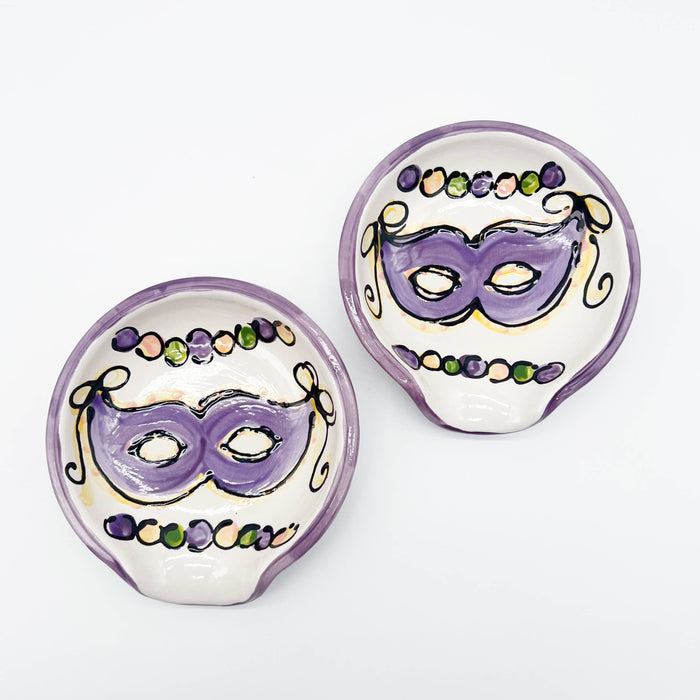 Round Spoon Rest: Carnival