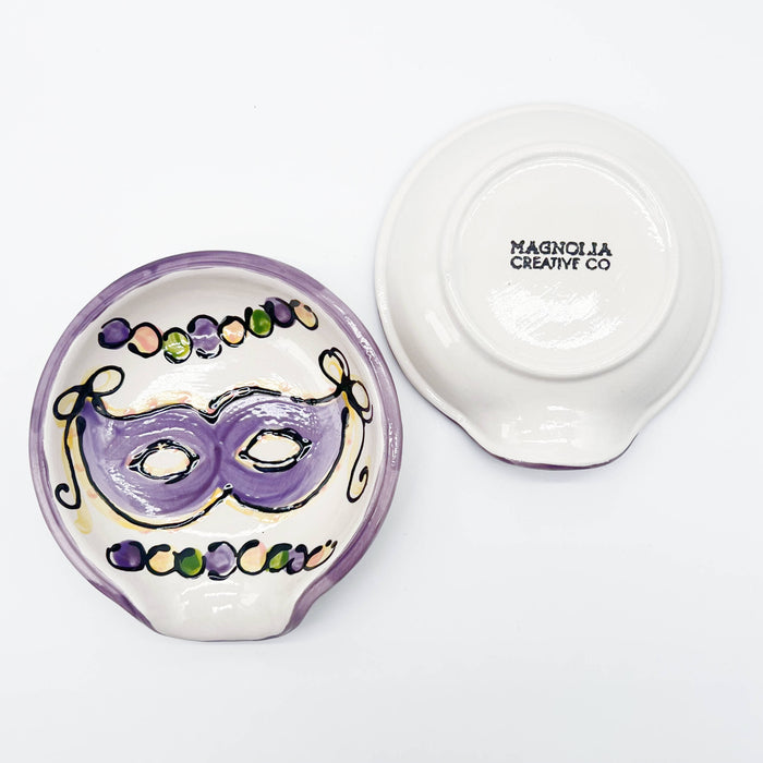 Round Spoon Rest: Carnival