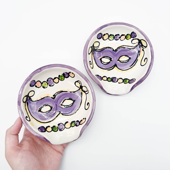 Round Spoon Rest: Carnival