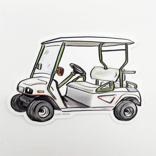 Golf Cart Vinyl Decal Sticker Home Malone New Orleans