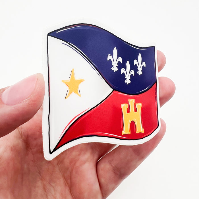 Acadian Flag Sticker