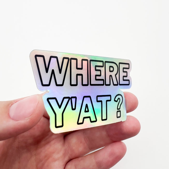 Where Y'at? Sticker