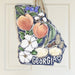 Home Malone Designs NOLA Georgia State Favorites Peaches, Dogwood Flowers, Peanuts, Onions - GA State Icons 