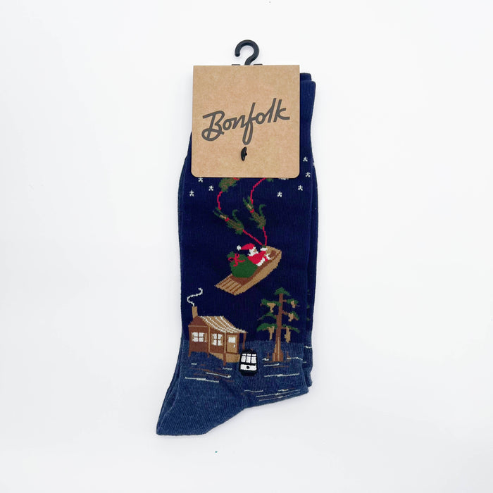 Bonfolk - Cajun Christmas Socks