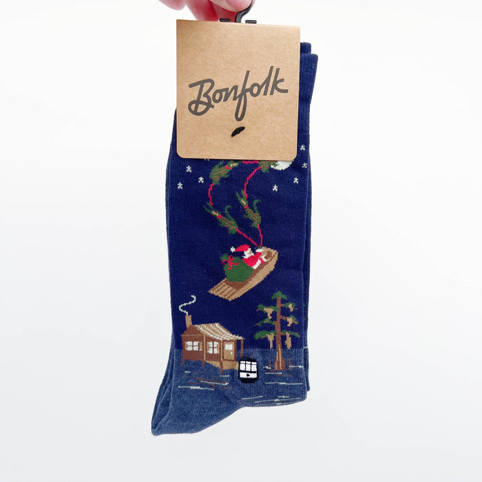 Bonfolk - Cajun Christmas Socks