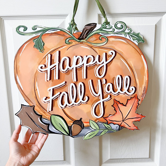 Fall Y'all Door Hanger