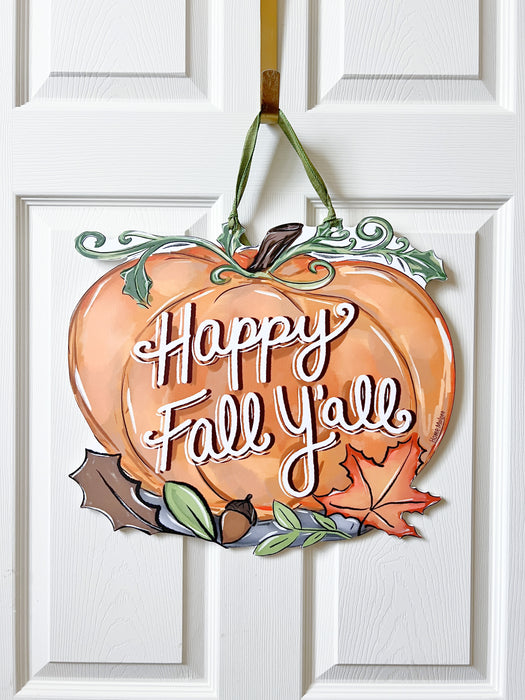 Fall Y'all Door Hanger