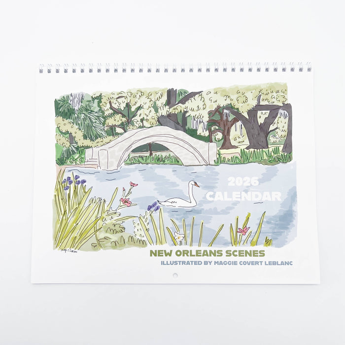 New Orleans Scenes 2026 Calendar