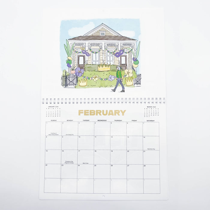New Orleans Scenes 2026 Calendar