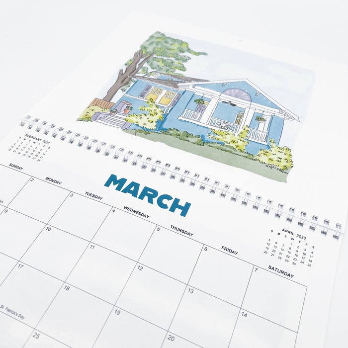 New Orleans Scenes 2026 Calendar
