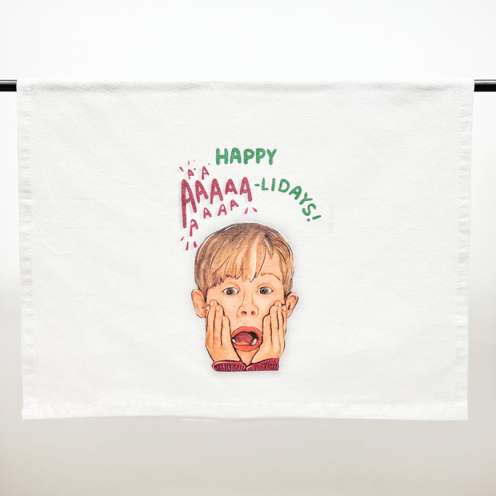 Happy AAA-lidays Tea Towel