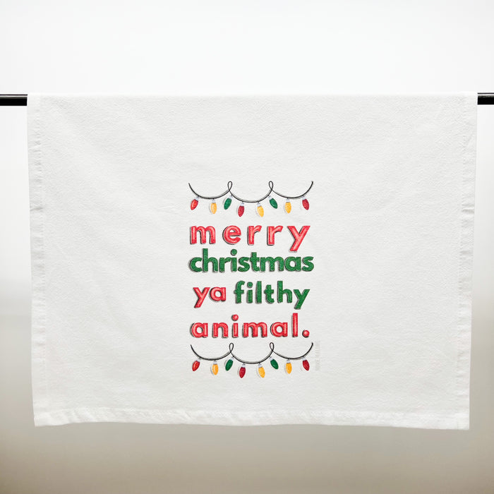 Filthy Animal Tea Towel