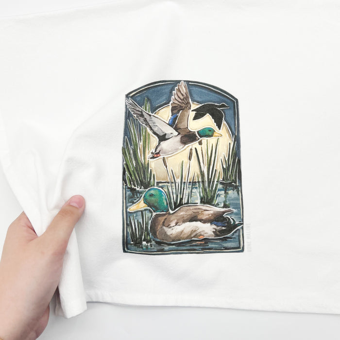 Mallard Ducks Tea Towel