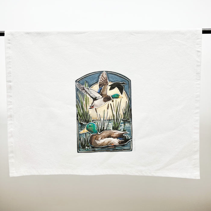 Mallard Ducks Tea Towel