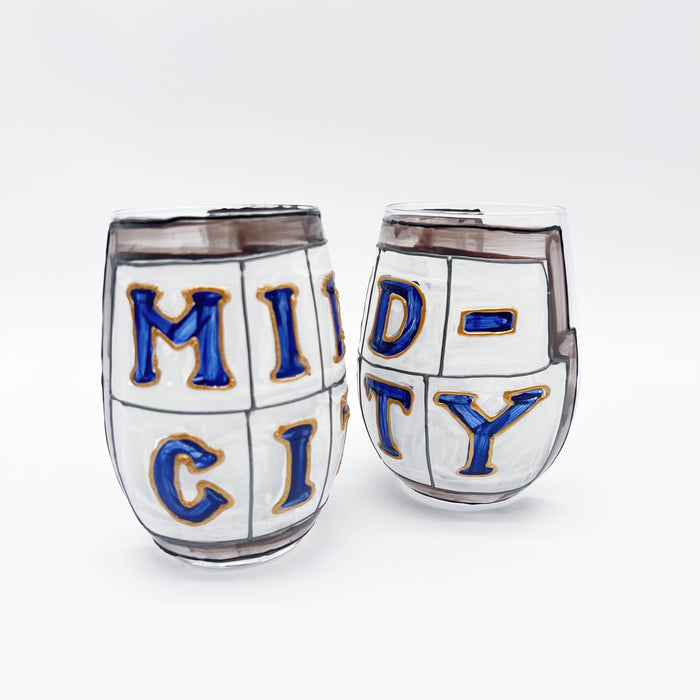 Mid City Wine Glass