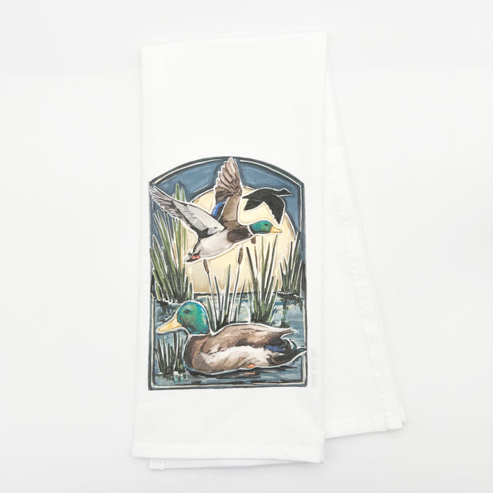 Mallard Ducks Tea Towel