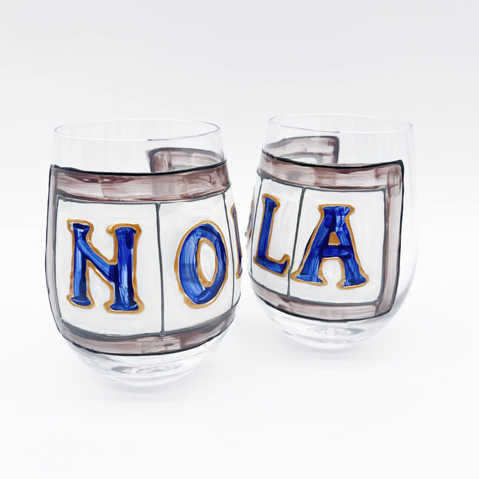 NOLA Wine Glass