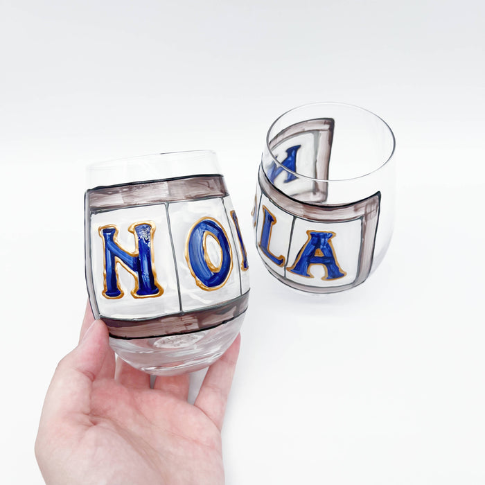 NOLA Wine Glass