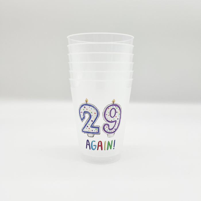 Twenty Nine Again Party Cup Set