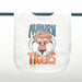 University of Auburn Alabama Tigers Baby Bib - Gift Guide for Little Fans - Navy and Orange