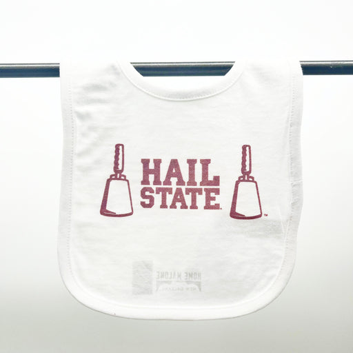 University of Mississippi Licensed Product Go Dawgs Bulldog M State Maroon Holiday Gift Ideas Baby Bib Hail State