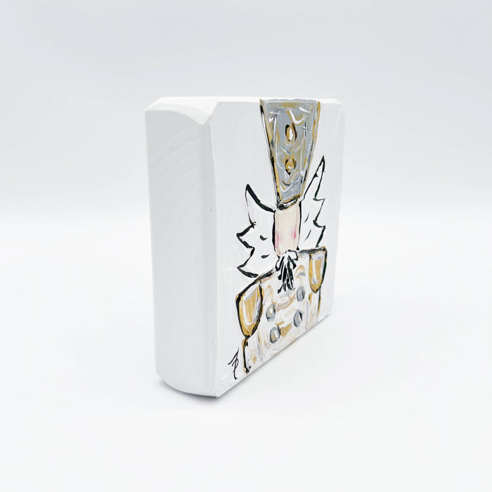 Silver & Gold Nutcracker Art Block