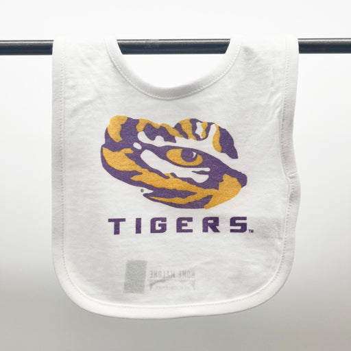 Louisiana State University LSU Tigers Licensed Baby Bib Tiger Eye Baton Rouge College