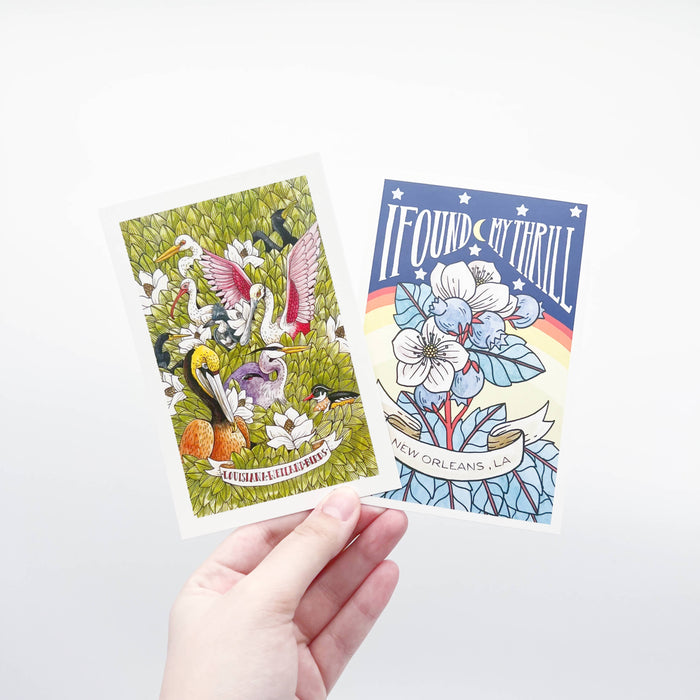 LA Wetland Birds Postcard