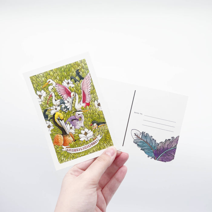 LA Wetland Birds Postcard