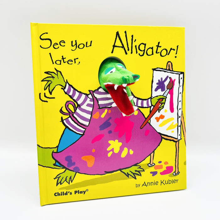 See you later, Alligator Children's Finger Puppet Lesson Book - Written by Annie Kubler - Fun Gift Ideas for Baby + Child