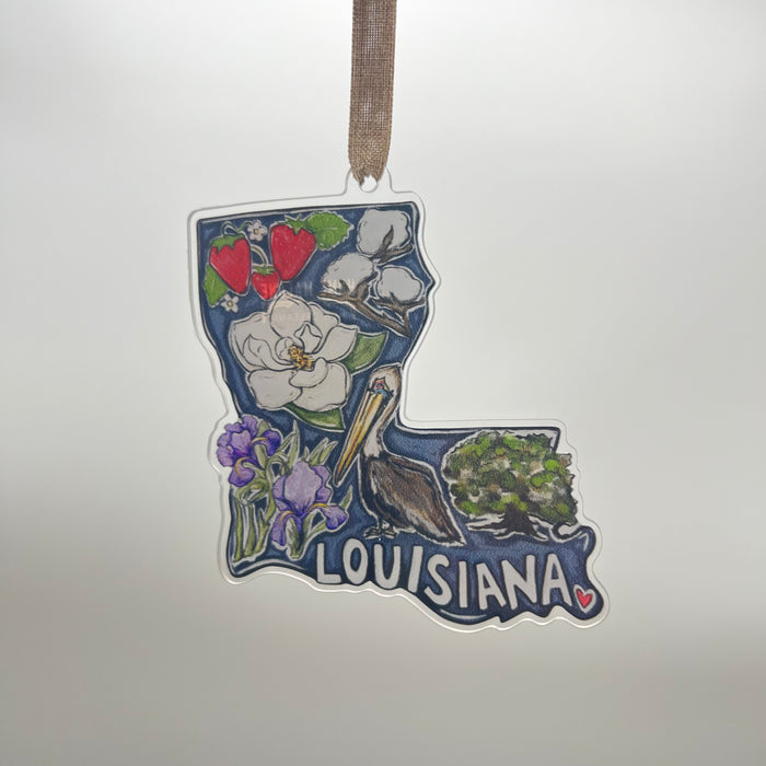 Louisiana State Favorites Acrylic Ornament