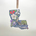 Louisiana State Favorites Acrylic Ornament, Home Malone New Orleans, NOLA, LA, Gulf Coast, Pelican State, Brown Pelican, Strawberry, Magnolia, Cotton, Oak Tree, The Boot, Purple Iris, Louisiana Love, I Love You Louisiana, Baton Rouge 