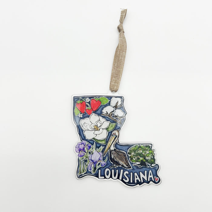 Louisiana State Favorites Acrylic Ornament