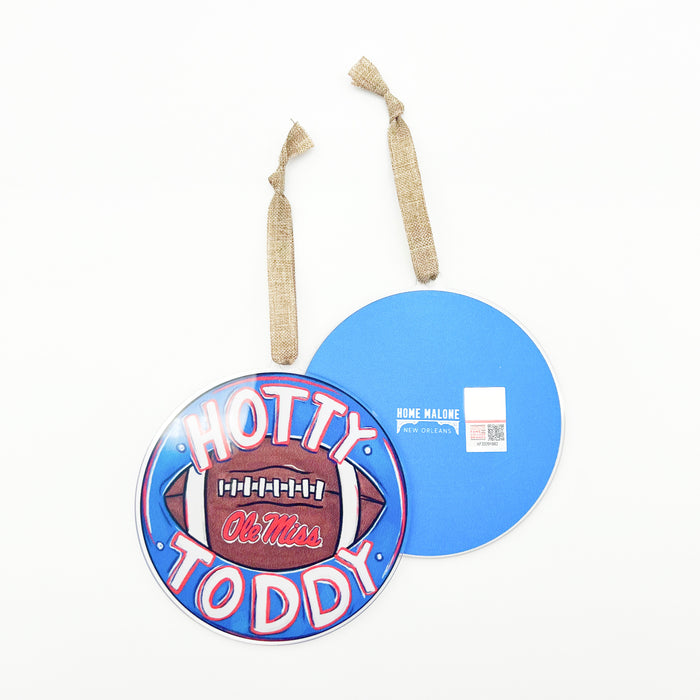 Acrylic Mississippi Hotty Toddy Ornament *ONLINE EXCLUSIVE*