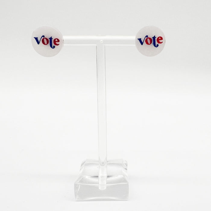 Patriotic Vote Stud Earrings