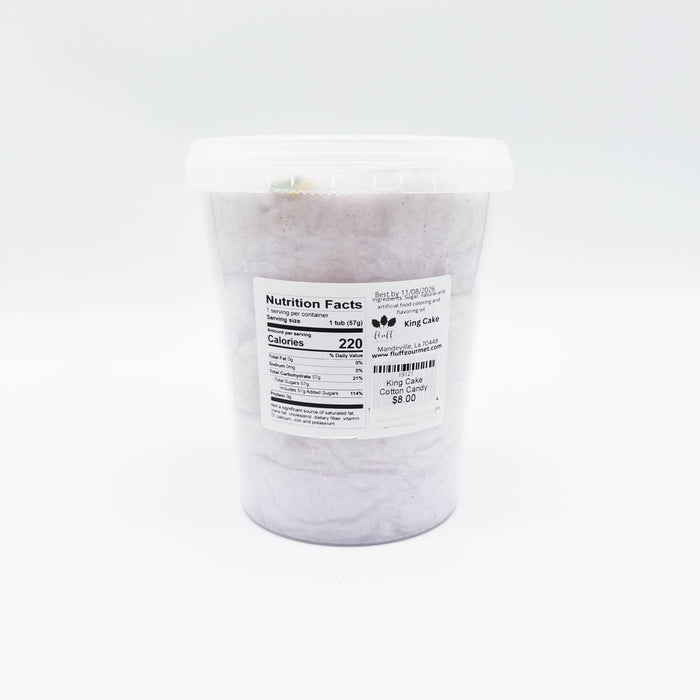 King Cake Cotton Candy