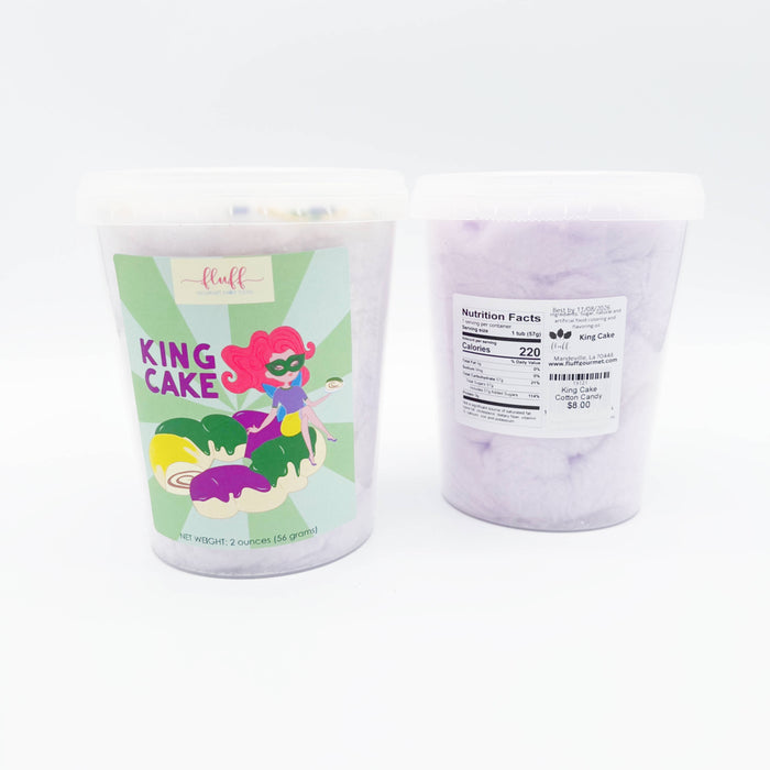 King Cake Cotton Candy