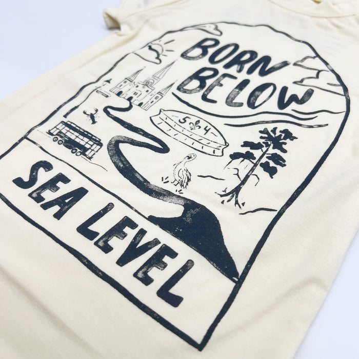 Born Below Sea Level Onesie