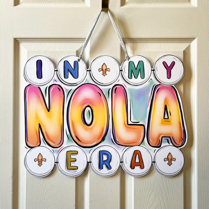 Home Malone In My NOLA Era Taylor Swift Friendship Bracelet Tour Girly Trendy Door Hanger Decor